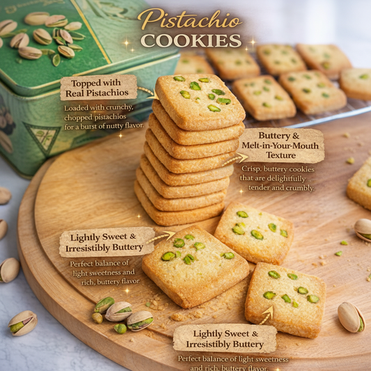 Premium Eggless Pista Cookies