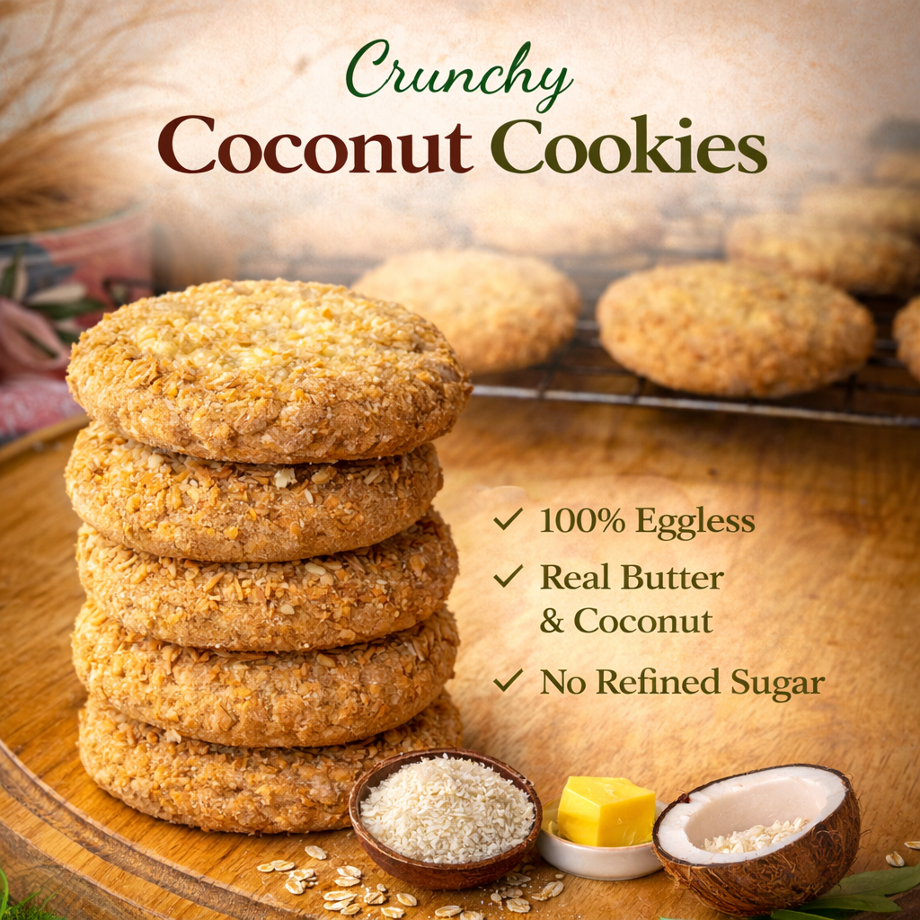 Coconut Cookies Premium Eggless