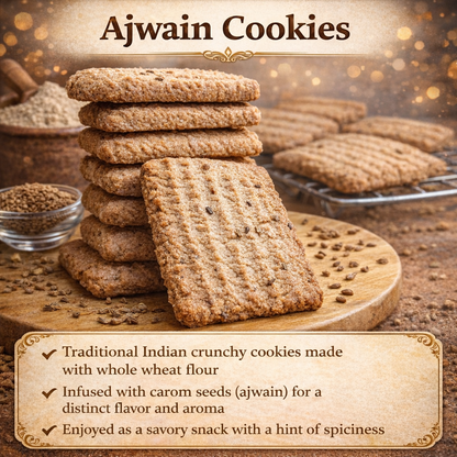 Atta - Ajwain Cookies