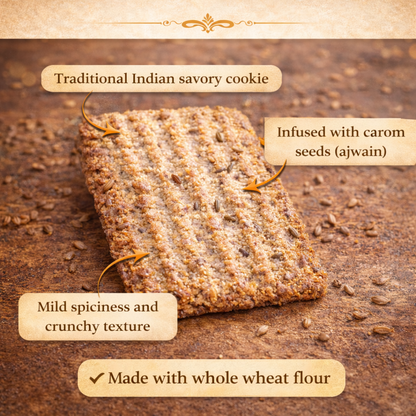 Atta - Ajwain Cookies