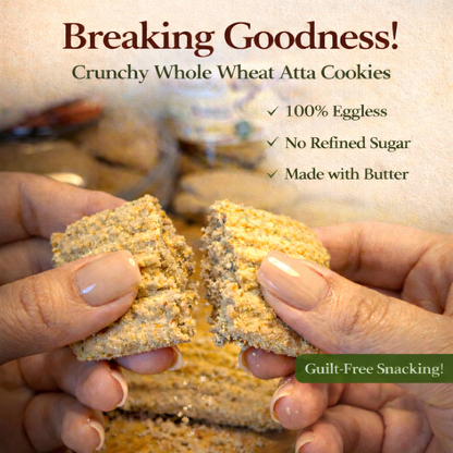 Atta Cookies ( Premium Eggless )