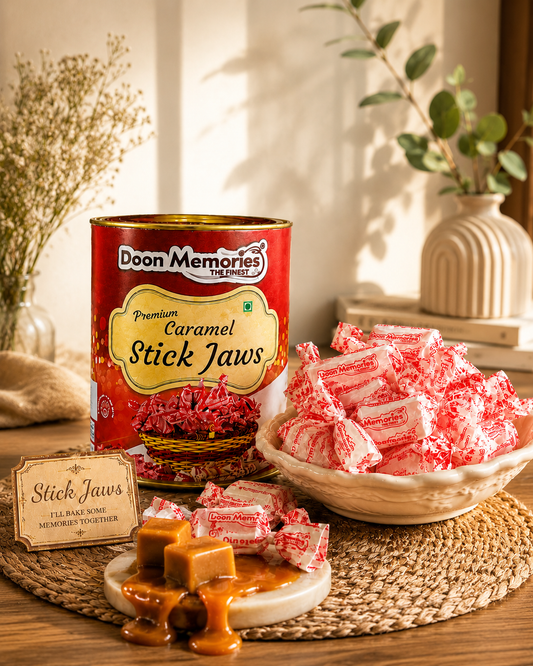 Caramel Stick Jaws Toffees, 200g