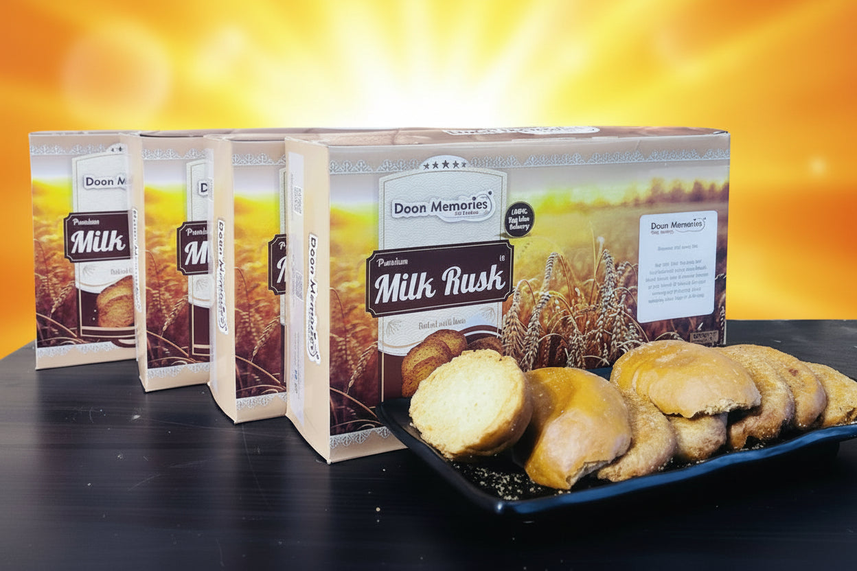 Milk rusk pack of 4 by Doon Memories