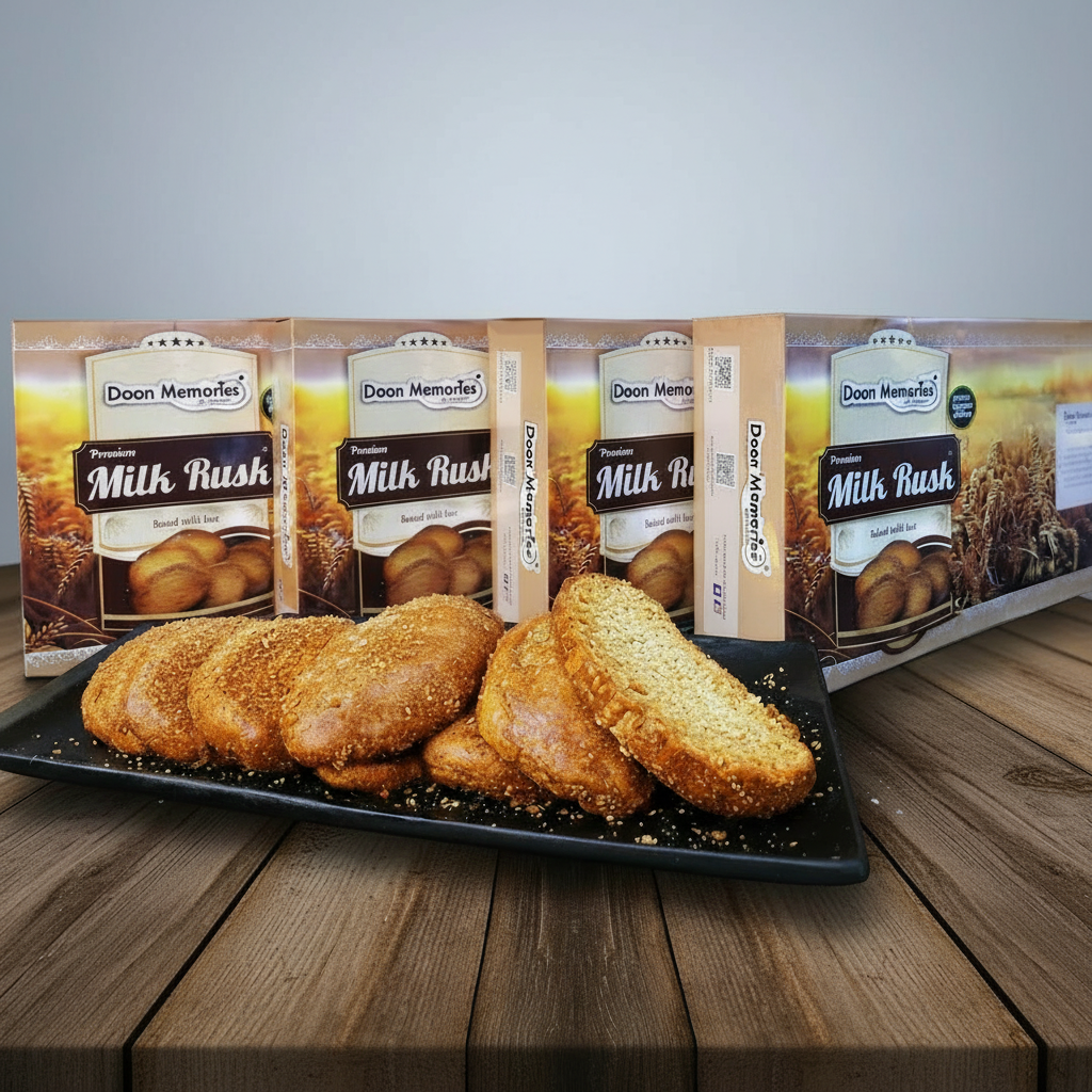 Milk Rusk ( Pack of 4 ) 400GMS