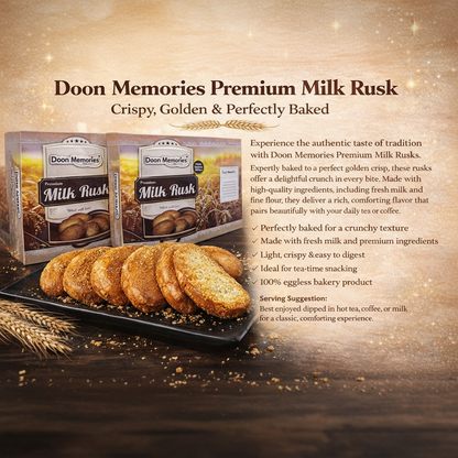 Milk Rusk ( Pack of 4 ) 400GMS