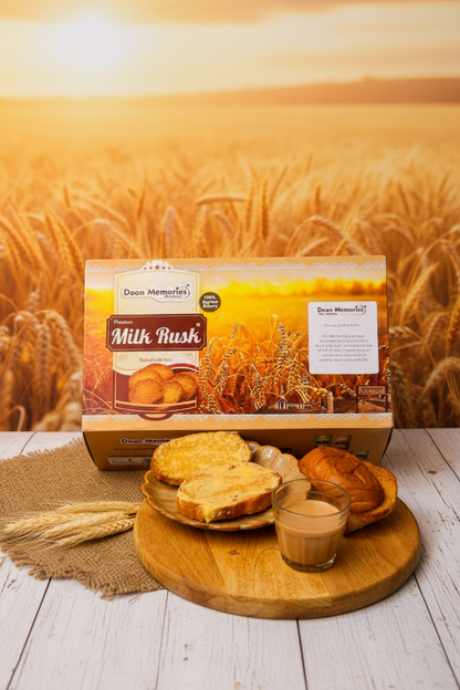 Tasty milk rusks