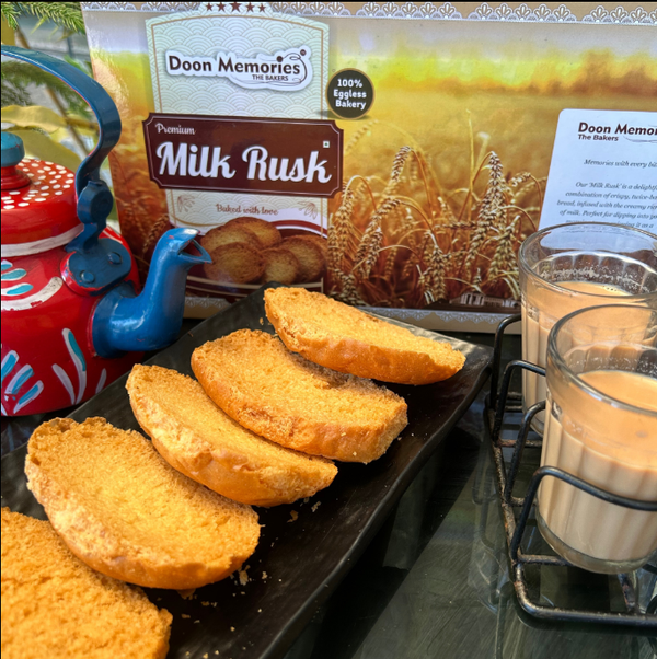 Yummy milk rusks