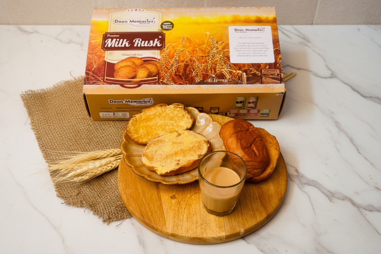 Enjoyable milk rusks