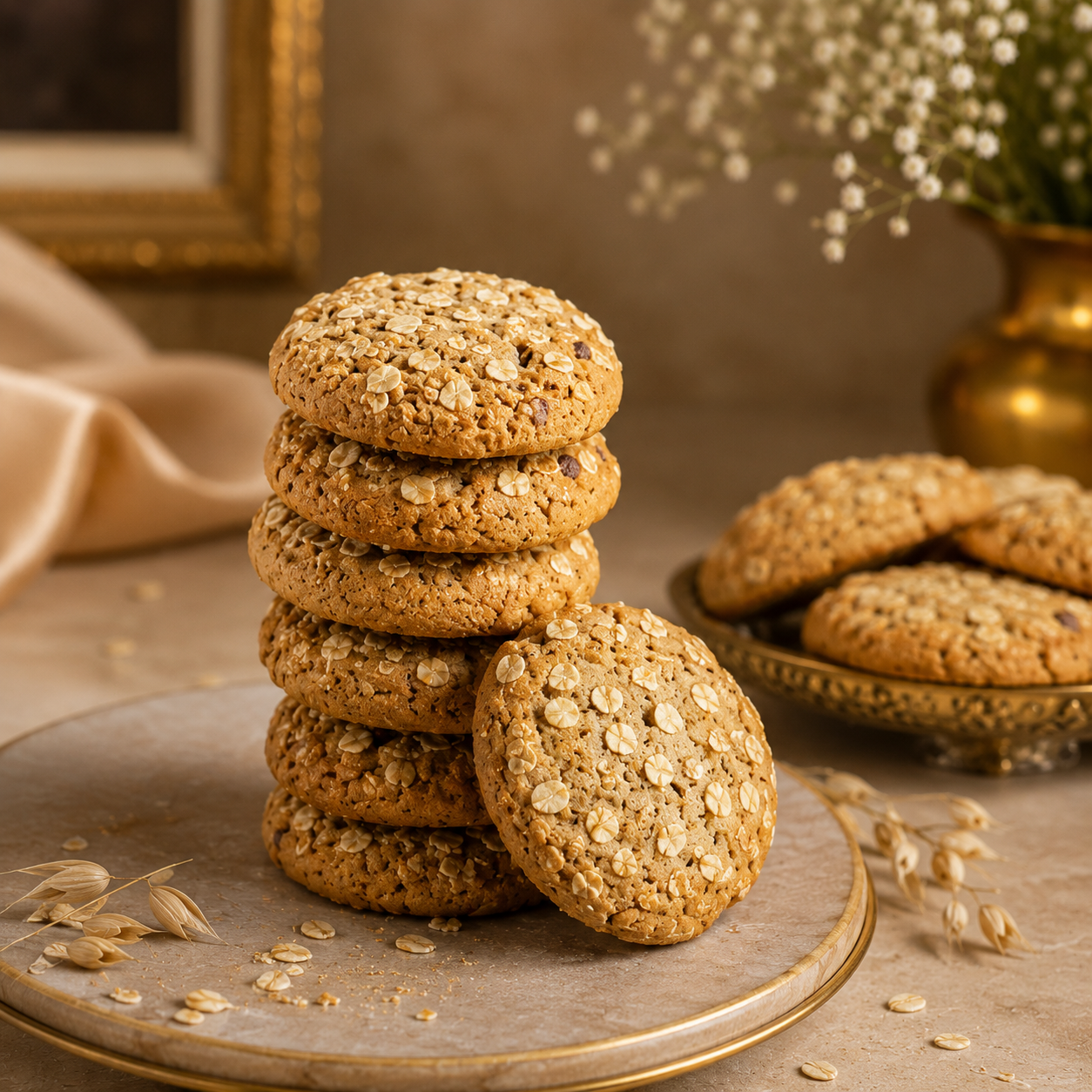 Oats and Raisins Cookies Premium Eggless